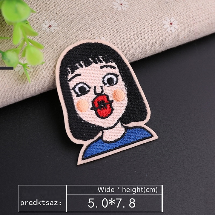Logo sticker patch ủi áo nam nữ độc lạ ngộ nghĩnh - vani store