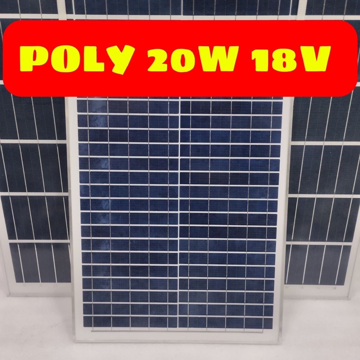 🔥poly 20w 18v mới 2024🔥 tấm pin năng lượng mặt trời poly 20w 18v - giá rẻ