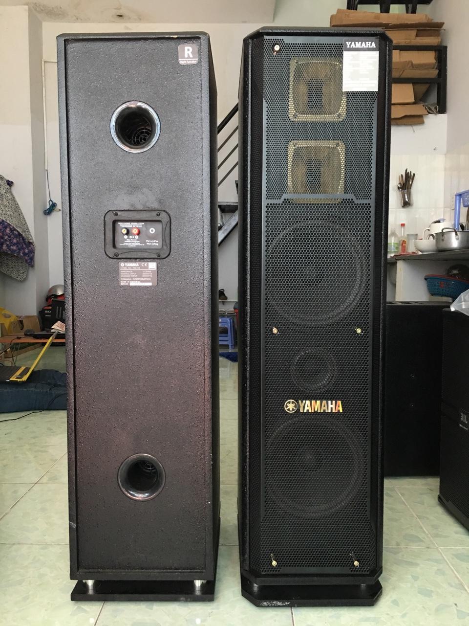 (Trả góp 0%)LOA ĐỨNG CHUYÊN KARAOKE NGHE NHẠC YAMAHA 709 ĐEN NHẬP INDONESIA