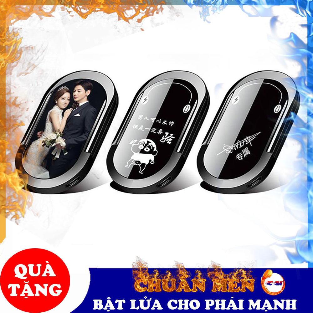 Bật lửa điện từ hồng ngoại kiêm giá đỡ điện thoại độc lạ sạc cổng usb - GD0449