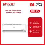 [FreeSHIP COD + công Lắp nội thành HN] Máy lạnh Sharp Inverter 1 HP/9000 BTU AH-X10ZEW