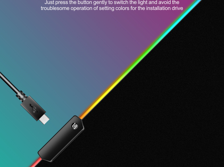Lót chuột rgb - mouse pad rgb - 80x30x0.4cm - 30 ngày đổi trả miễn phí
