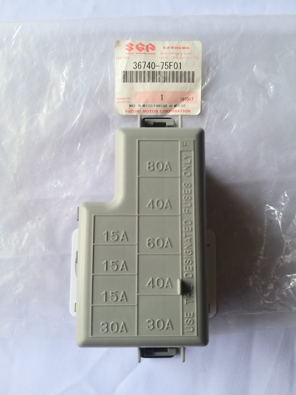 Hộp cầu chì Cầu chì Suzuki Wagon R+ 2001-2007 và các dòng xe tương ứng Hàng chính hãng
