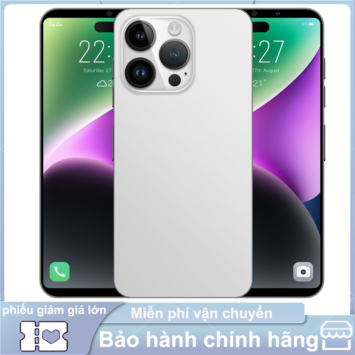 Điện thoại chính hãng giá rẻ i14 pro max điện thoại mới ra 4+64g Bán điện thoại di động chính hãng Inch không thấm nước điện thoại
