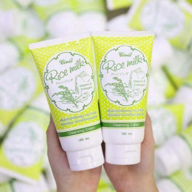 [HCM]SỮA RỬA MẶT GẠO CIVIC RICE MILK THÁI LAN 180ML