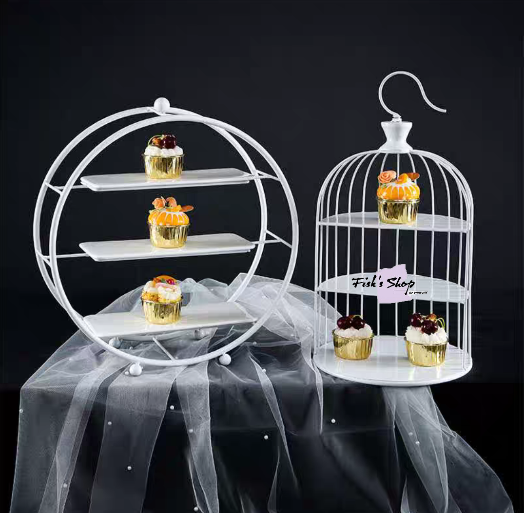 Khay đựng bánh sinh nhật, điểm tâm hình khối