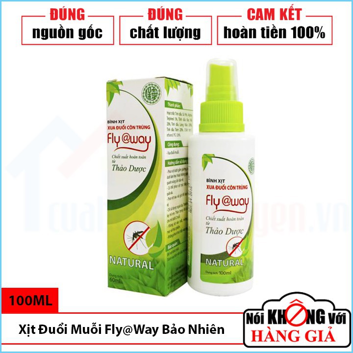 Bình xịt xua đuổi muỗi FlyAway 100ml - Bảo Nhiên