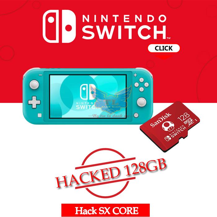 [trả góp 0%] máy chơi game nintendo switch lite h.a.c.k chip sx core + thẻ nhớ 5