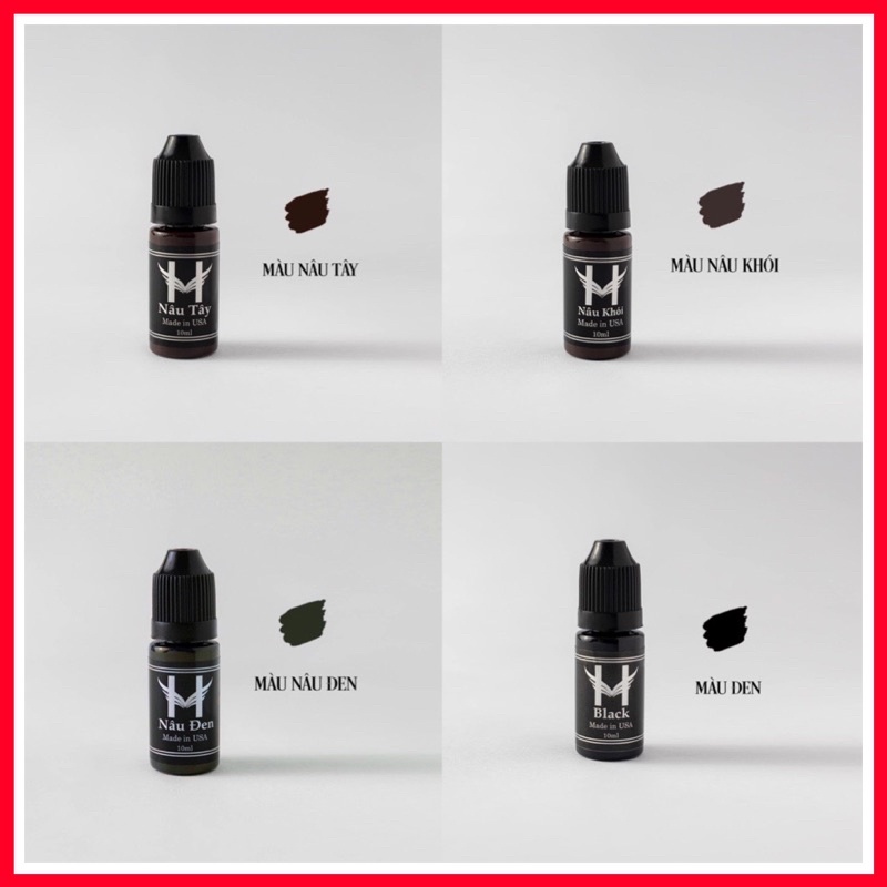 Mực xăm lông mày hoa đào 10 ml