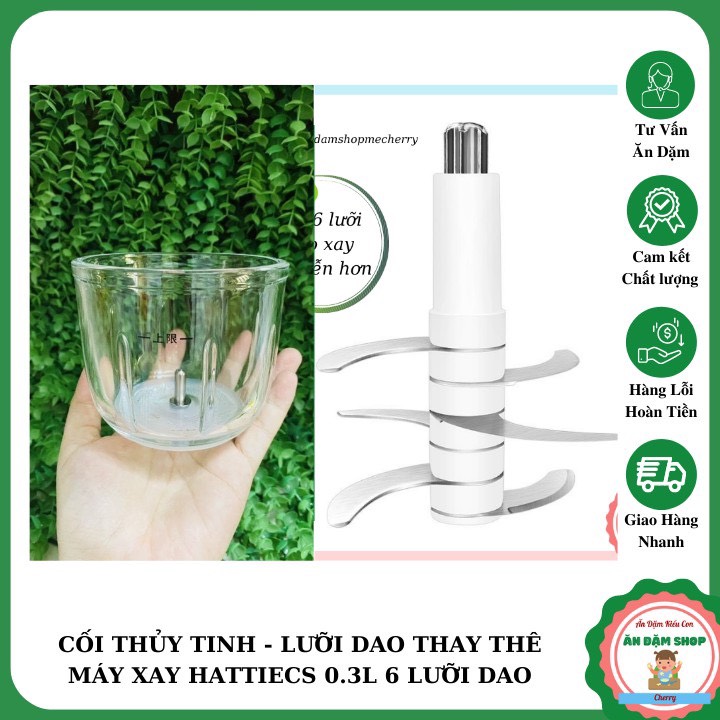 Cối thủy tinh, lưỡi dao lẻ máy xay