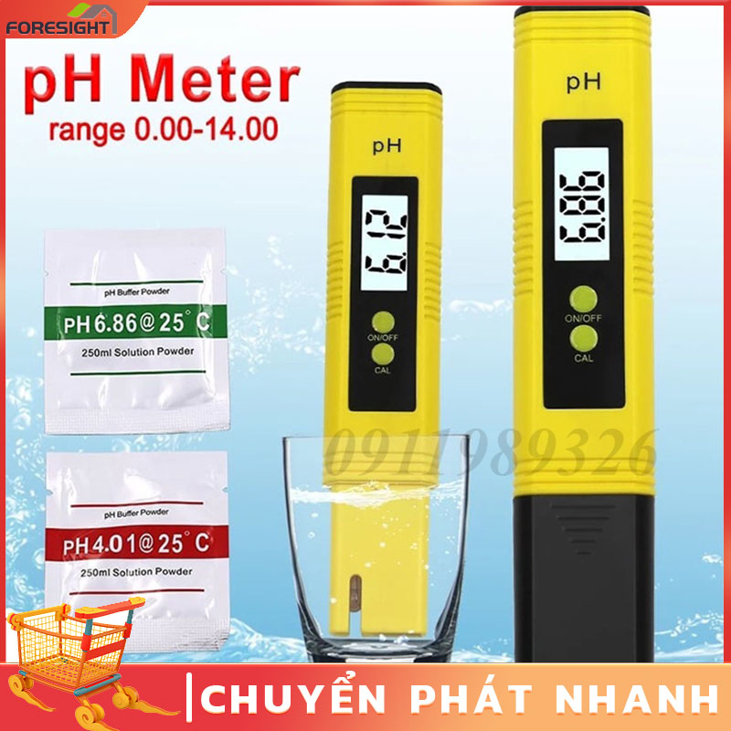  【Vận chuyển nhanh Bút Thử pH Chính Xác - Có Nút Điều Chỉnh Bút đo độ PH nước ATC thử tính kiềm axit nước chính xác bảo hành 1 tháng đã hiệu chỉnh 