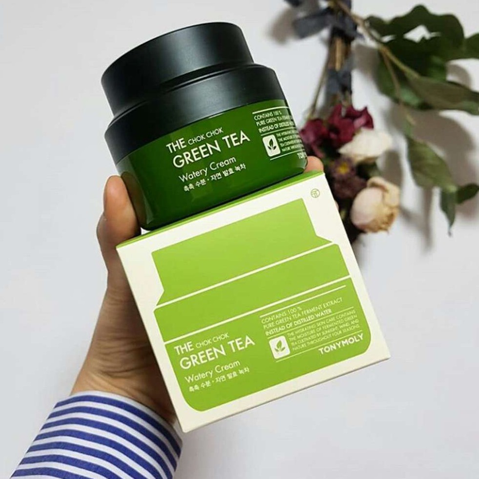 Kem dưỡng da chiết xuất trà xanh lên men The Chok Chok Green tea Watery Cream - TonyMoly chất lượng đảm bảo an toàn đến sức khỏe người sử dụng cam kết hàng đúng mô tả
