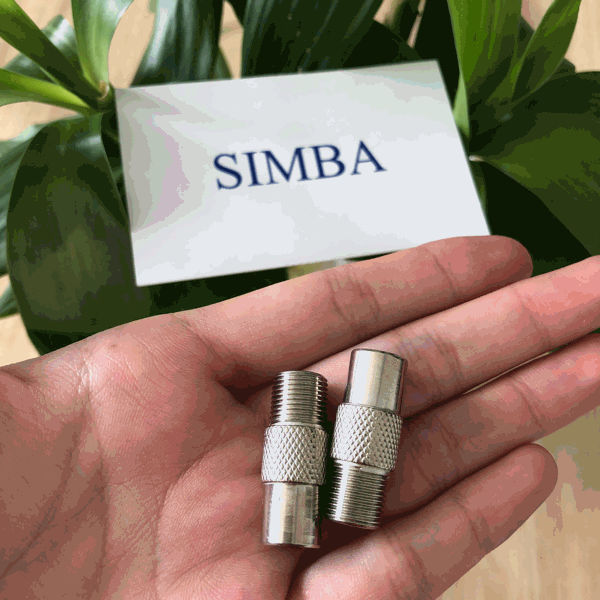 [HCM] 10 Giắc rắc  đầu nối tivi đực thẳng SFZ015 ( Jack Tivi đực thẳng) dùng để kết nối cáp RG6 với tivi trong nhà.