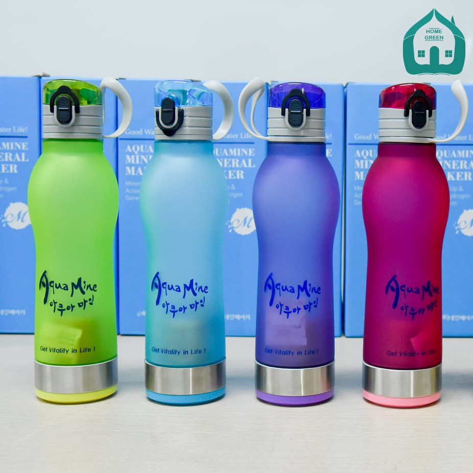Bình nước tạo ion kiềm Aquamine 500ml - nhập khẩu Hàn Quốc