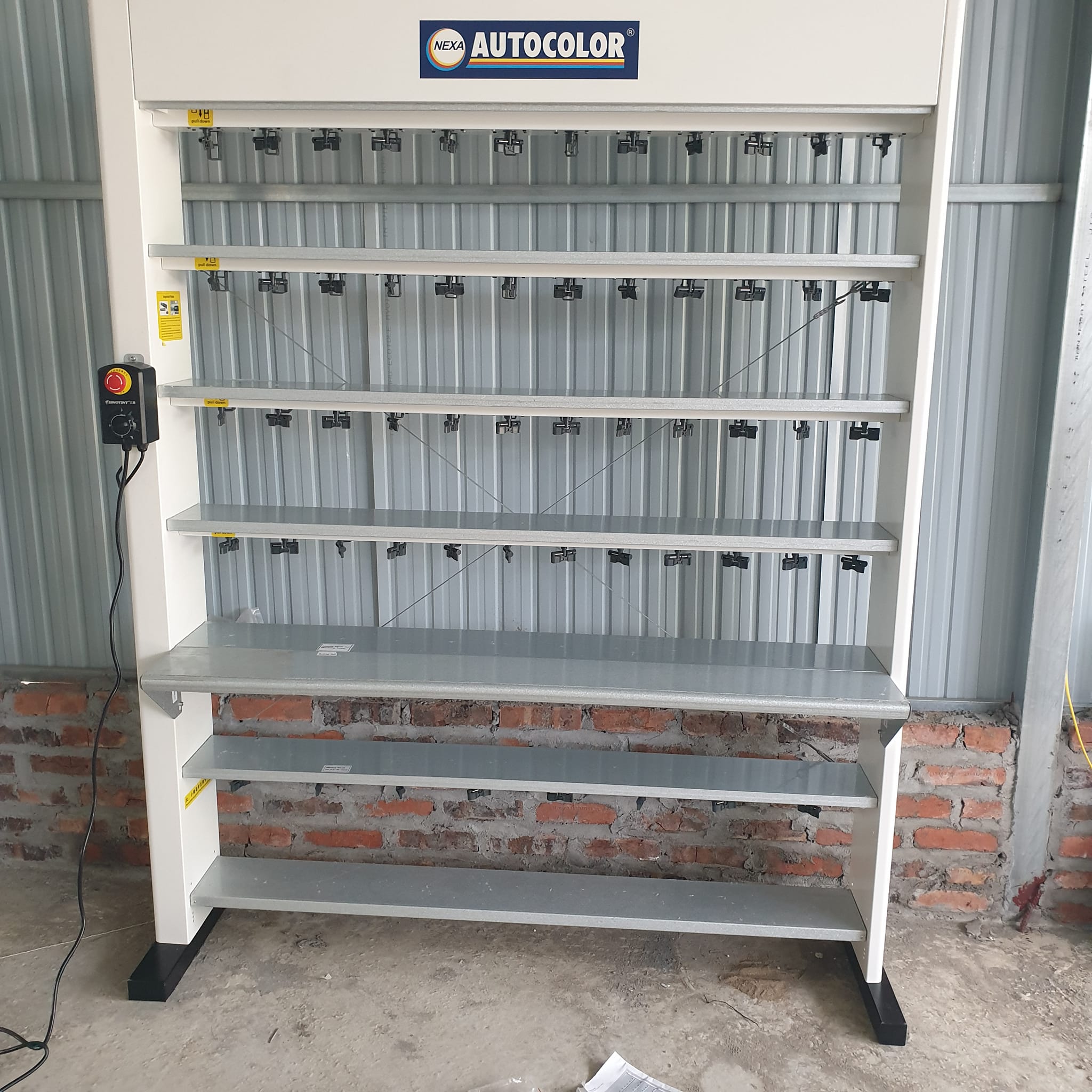 Bộ khung giàn pha sơn vi tính dùng cho các hãng sơn ppg nexa autocolor, sikkens, acs ... mọi loại sơn shop: sonquangphu8856