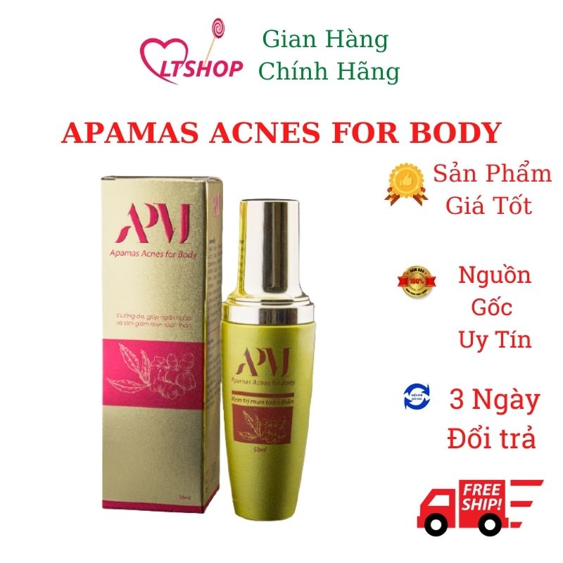 Kem dưỡng trắng da ngăn ngừa giảm mụn toàn thân Aspama Acnes For Body hỗ trợ giảm viêm nang lông làm mờ các vết thâm do mụn  giúp làm se mụn cho làn da sáng và đều màu - LTshopp