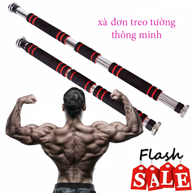 Xà Đơn Treo Tường, Gậy Xà Đơn Treo Tường, Xà đơn đa năng inox 304 không rỉ, loại dầy nhất, mút tay cầm dài đẹp. BH đổi mới toàn quốc 7 ngày, Giá Cực Sốc - mua ngay!