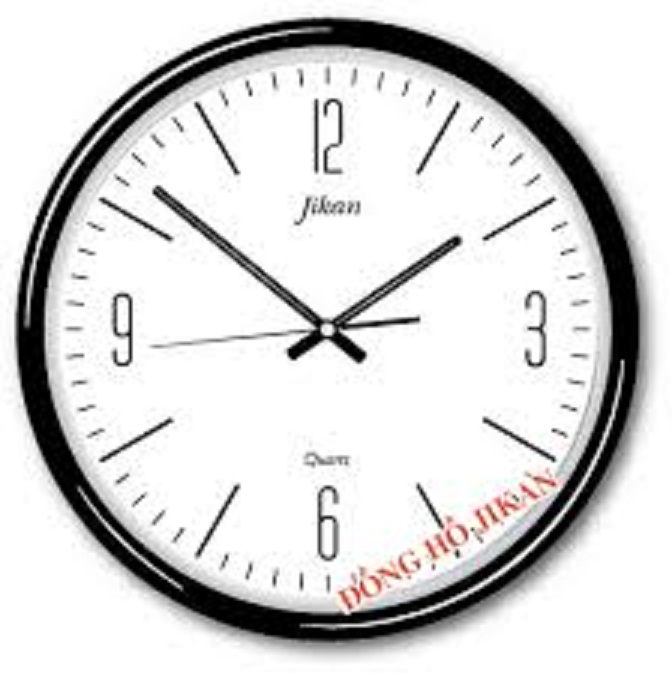 Đồng hồ treo tường kim giật JIKAN J39-Hàng thương hiệu-Chuẩn chất lượng