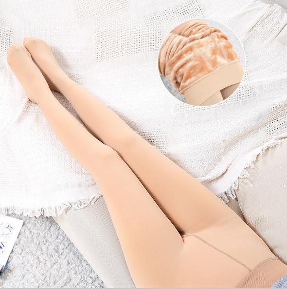 Quần Tất Lót Lông Màu Da Xuất Nhật