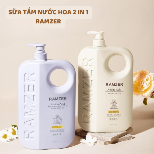 Sữa tắm nước hoa ramzer hương thơm sang trọng quyến rũ, dưỡng sáng và làm mềm mịn da