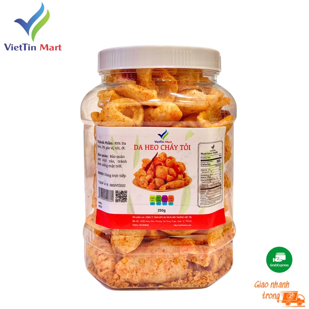 250g da heo cháy tỏi - Viettin Mart