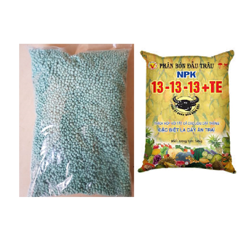 Phân bón npk 13-13-13 +te 500gr bón cho nhiều loại cây