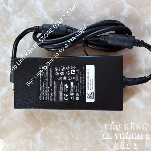 Sạc laptop dell 19.5v-9.23a 180w alienware 15 m14x m17x r4 m4600 m4700 m4800
