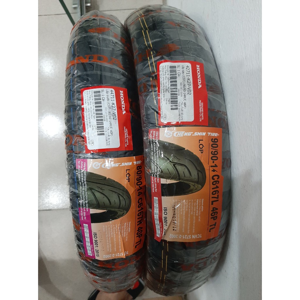 Vỏ Lốp sau lốp trước abl air blade 110 bl air blade 125 chính hiệu honda