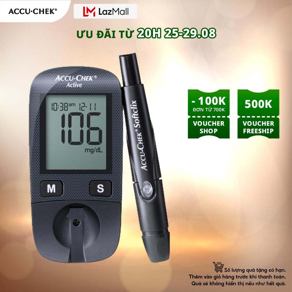 Máy đo đường huyết accu-chek® active dùng cho cá nhân