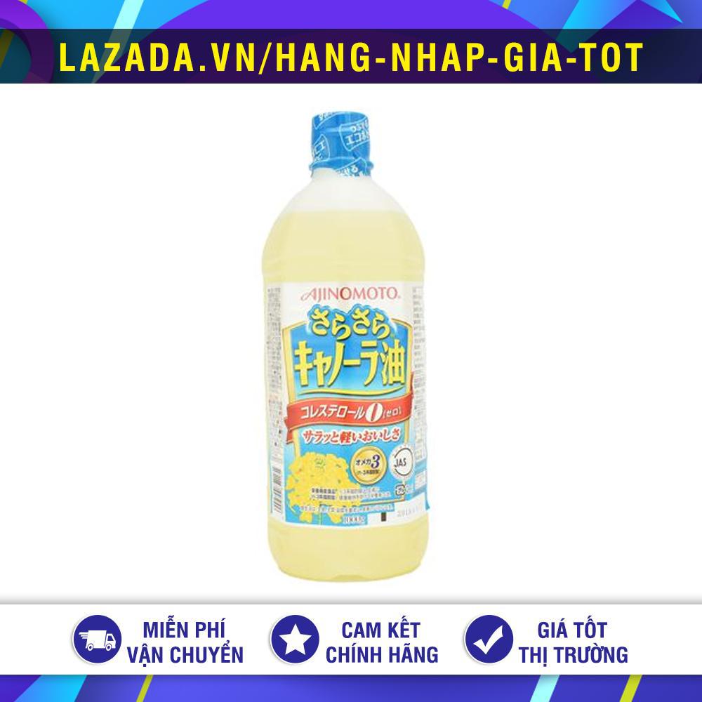 (Date 12.2024) DẦU ĂN HOA CẢI AJINOMOTO NỘI ĐỊA NHẬT BẢN