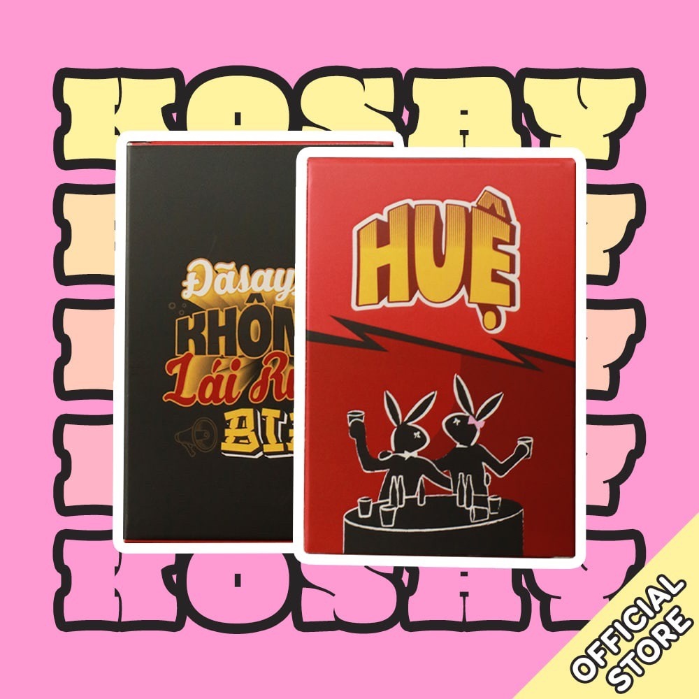 ❐ Bộ bài HUỆ - Drinking game hot trend gây bùng nổ cuộc vui liên hoan làm bạn vừa say vừa cười như điên trên bàn nhậu