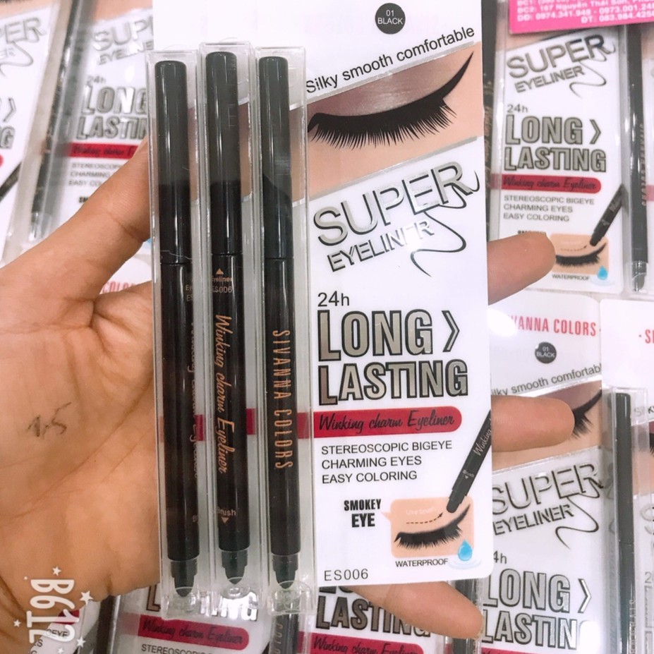 Bút dạ kẻ mắt sivanna colors xpress eyeliner pen