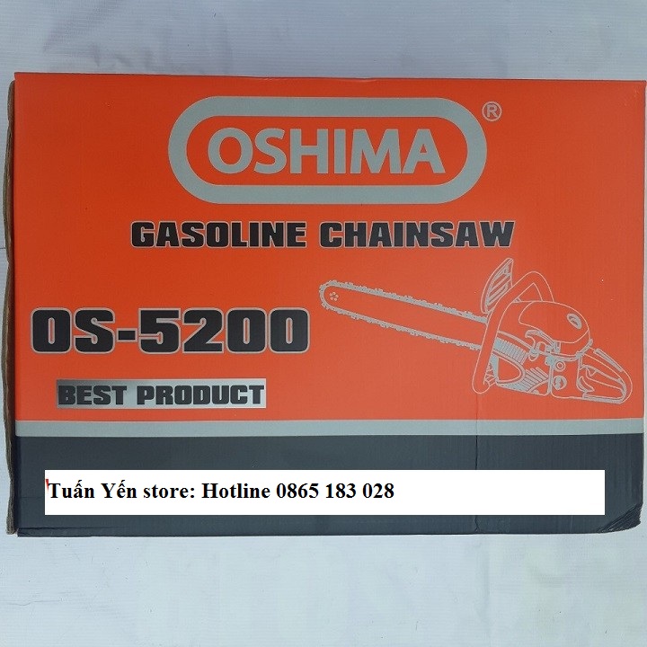 Máy cưa xích, Máy cưa xích chạy xăng Oshima 5200