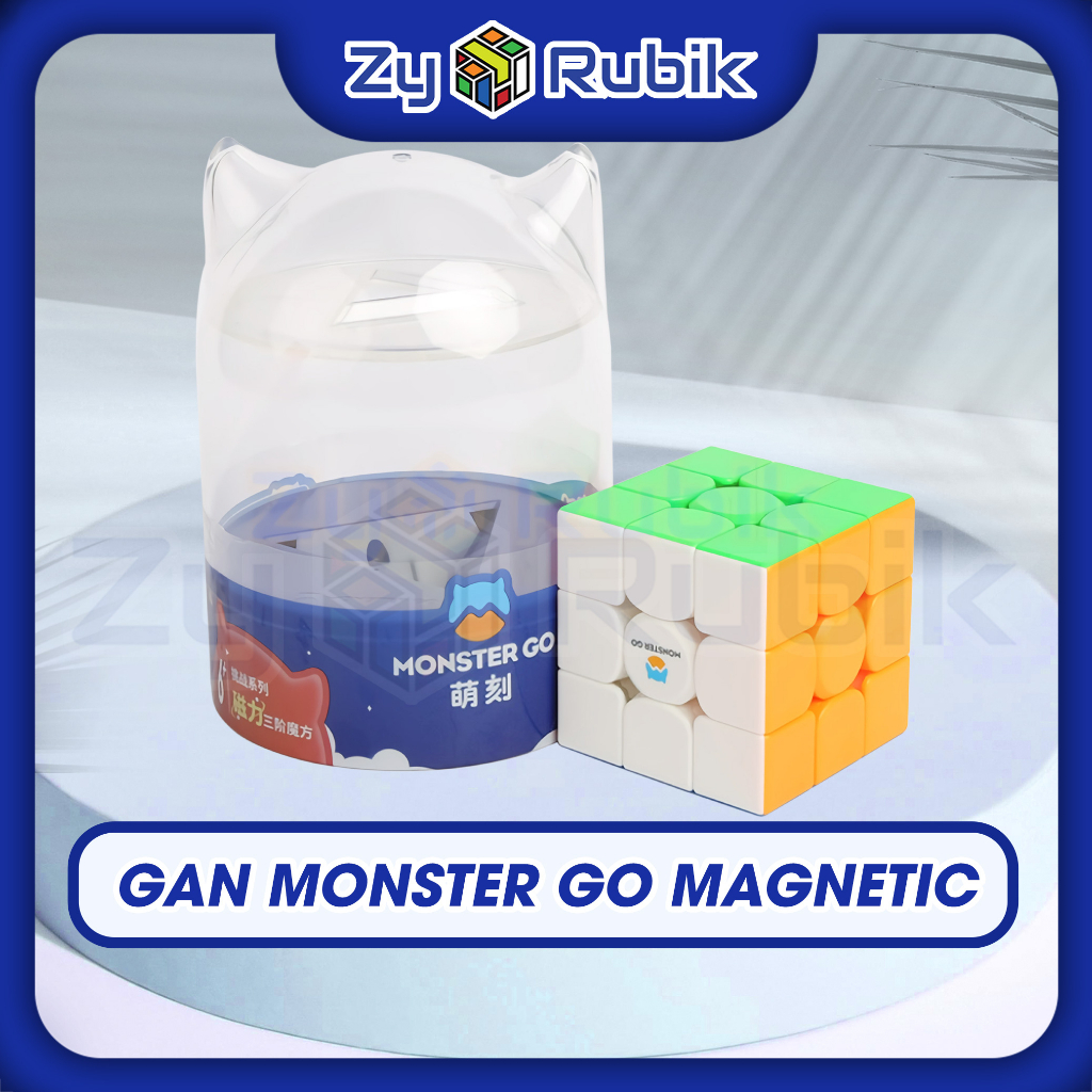 Rubik 3x3x3 GAN monster go Stickerless -ZyO Rubik