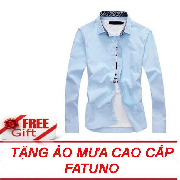 [TẶNG ÁO MƯA CÁNH DƠI] Áo sơ mi nam dài tay họa tiết cổ hoa lịch lãm