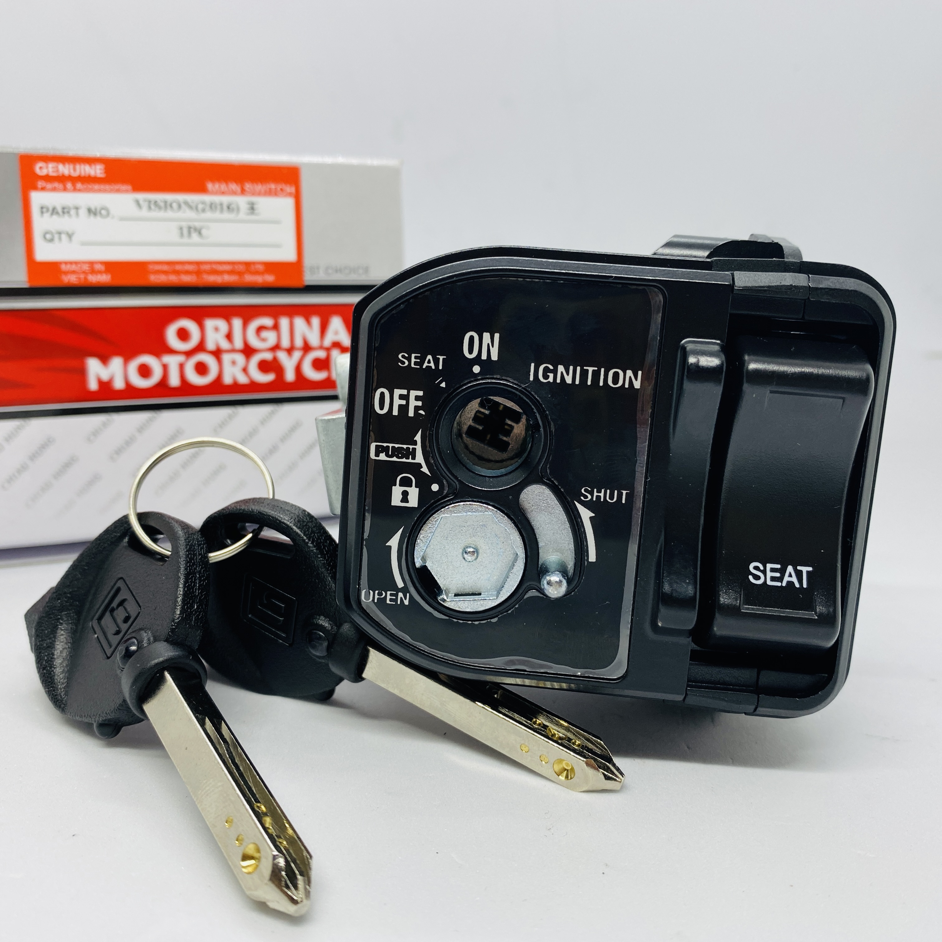 Ổ Khóa Từ 6 Cạnh Honda Vision 2016