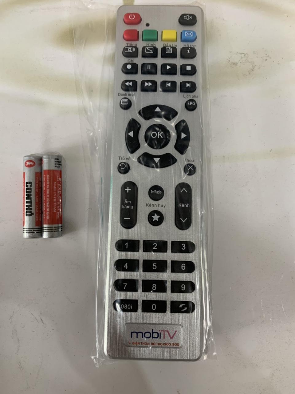 [HCM]REMOTE ĐIỀU KHIỂN ĐẦU THU TRUYỀN HÌNH MOBITV REMOTE MOBITV(sử dụng được an viên-viva tivi -FTV)