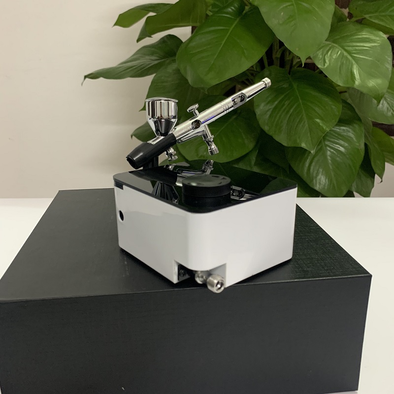 Máy Nén Khí Mini Sử Dụng Cho Tất Cả Các Loại Bút Vẽ Mỹ Thuật Airbrush Tặng Kèm Bút Vẽ Mỹ Thuật