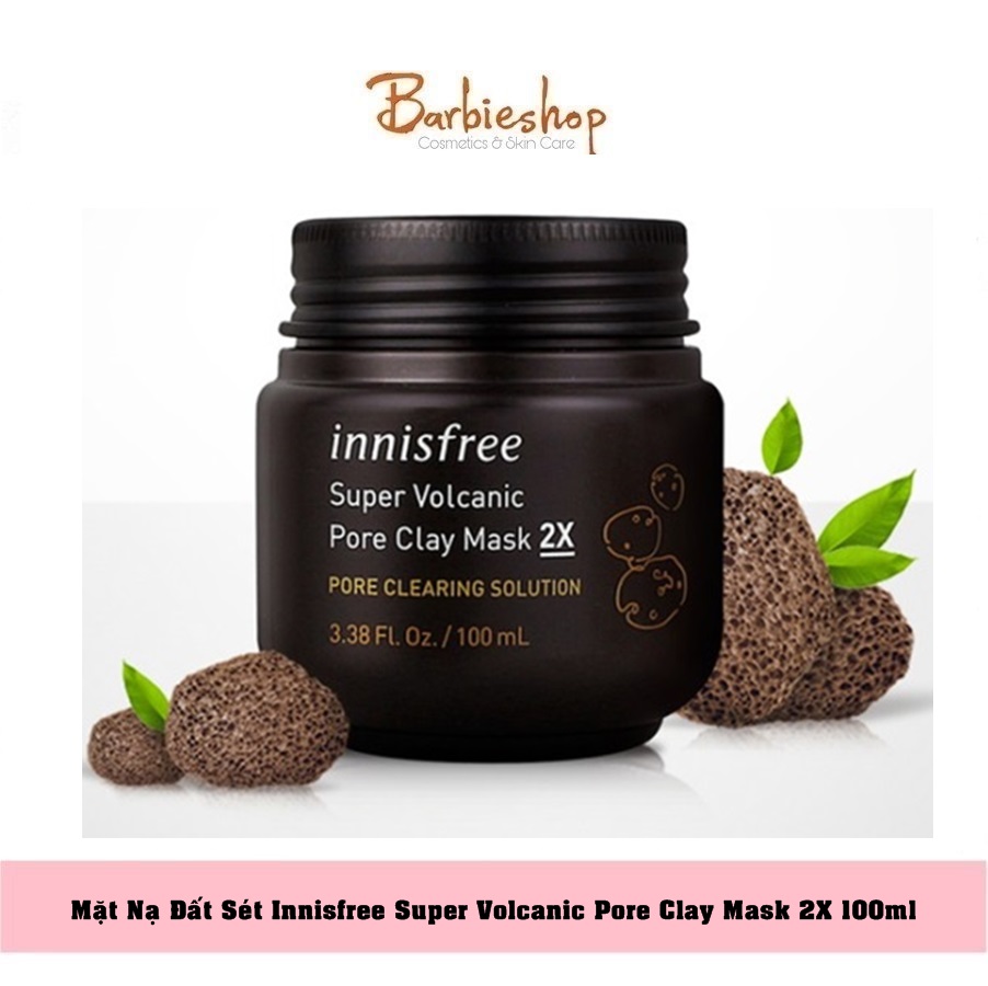 Mặt Nạ Đất Sét Innisfree Super Volcanic Pore Clay Mask 2X 100ml