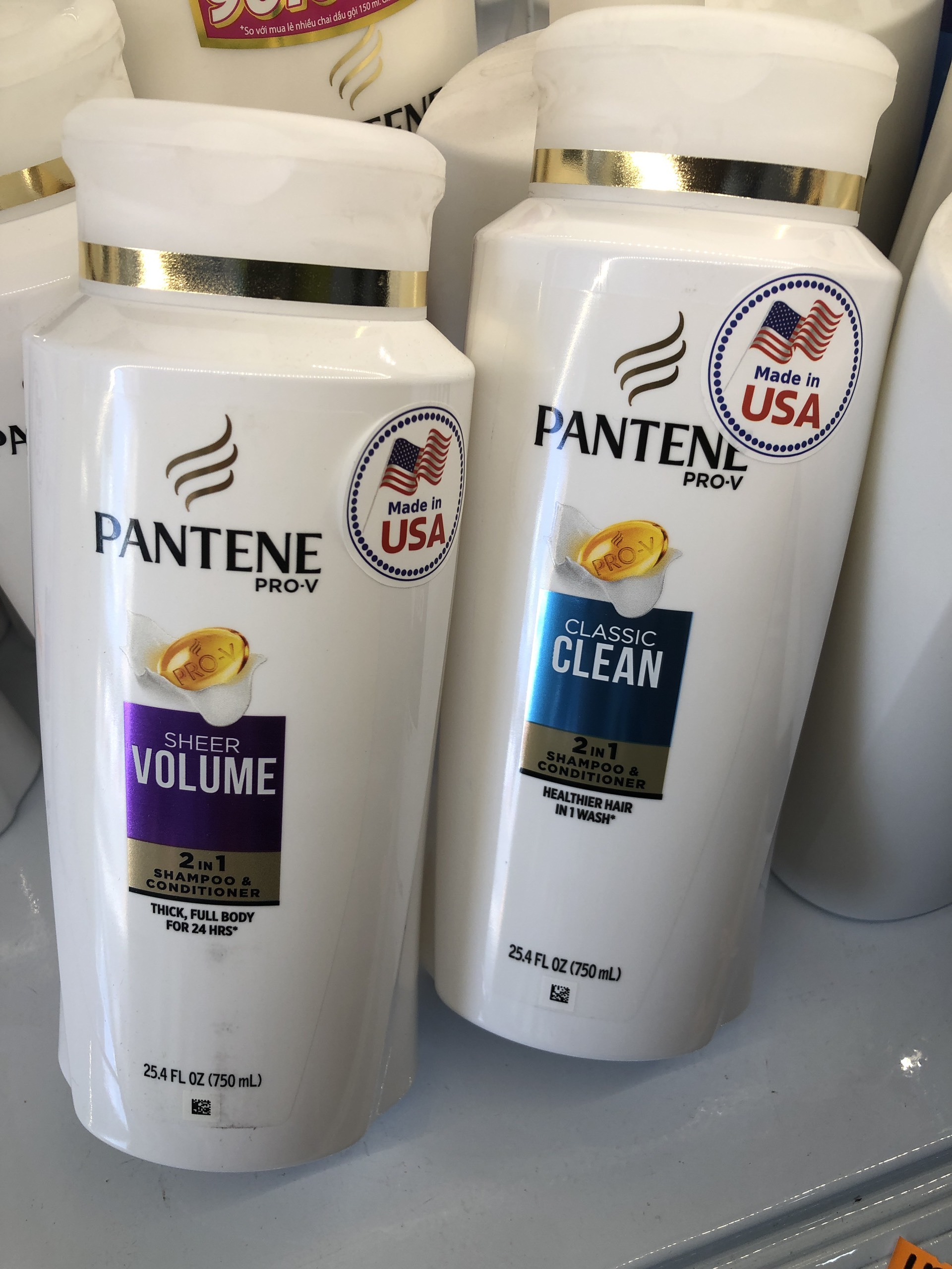Dầu gội - xả pantene usa 750ml 2 in 1