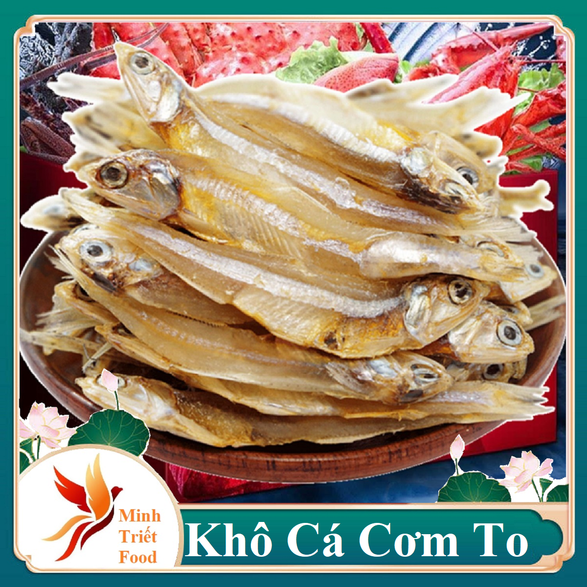 1kg Khô Cá Cơm To Sạch Ngon Vị Nhạt(Tặng Quà Mắm Tắc)- ĐẶC SẢN MINH TRIẾT