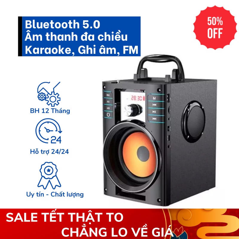 Loa bluetooth new a60 - Loa A60 Kết Nối Bluetooth, Nghe Nhạc Cực Đỉnh, Karaoke Cực Hay - Bảo Hành Uy Tín