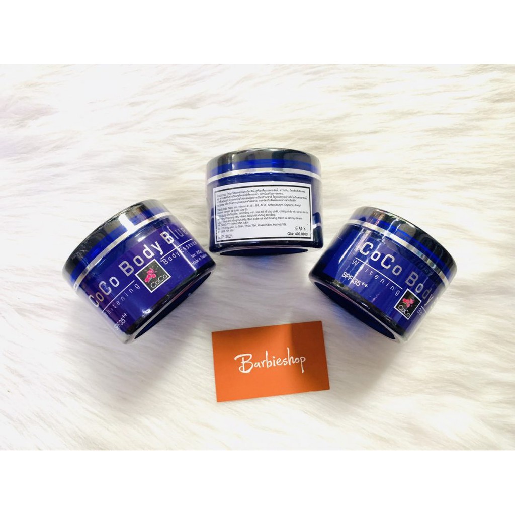 Kem Body Coco Blue Whitening Body Cream 200g