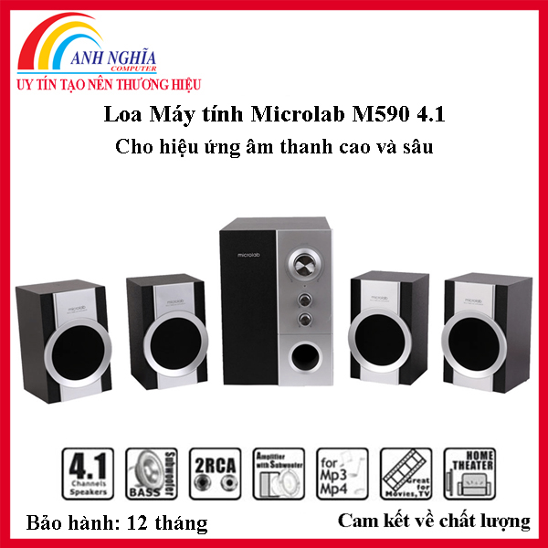 Loa máy tính microlab m590 4.1