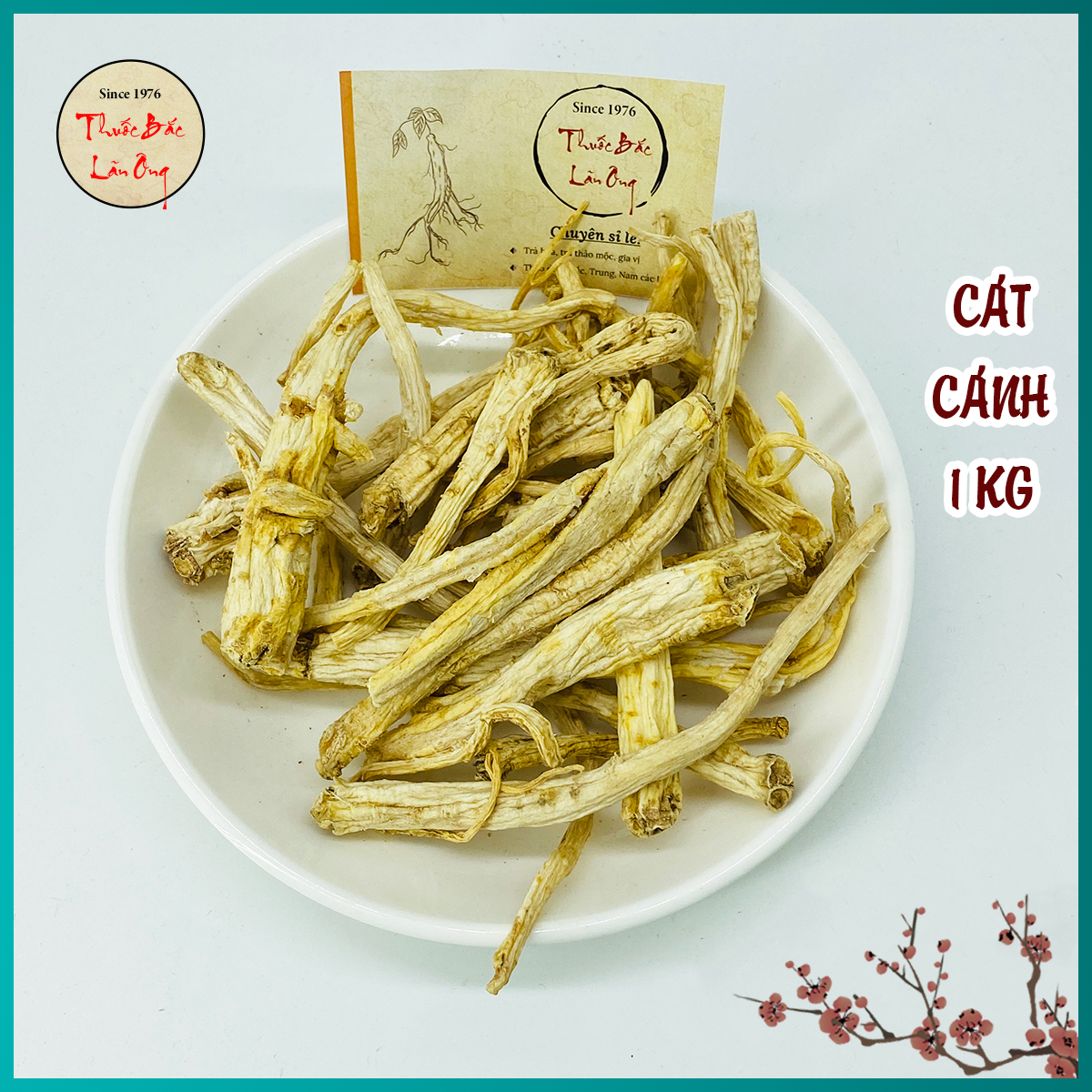 Cát cánh 1kg hàng loại 1, hỗ trợ điều trị viêm họng, áp xe phổi, thông tiểu