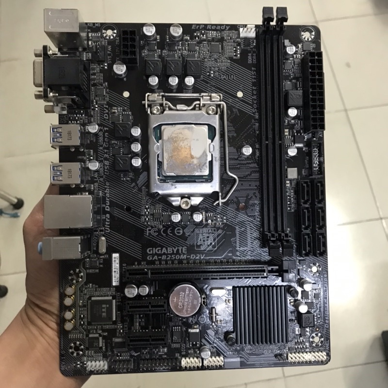 Main b250-d2v gigabyte cao cấp hỗ trợ được core i7-7700k Socket