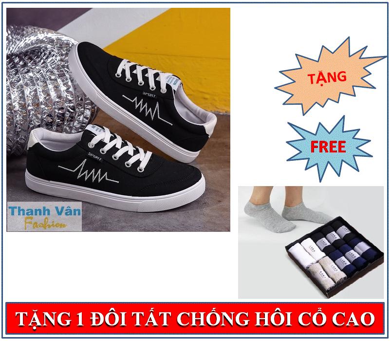 Giày nhịp tim phong cách Hàn Quốc, size từ 39-44 , tặng 1 đôi tất chống hôi cổ cao