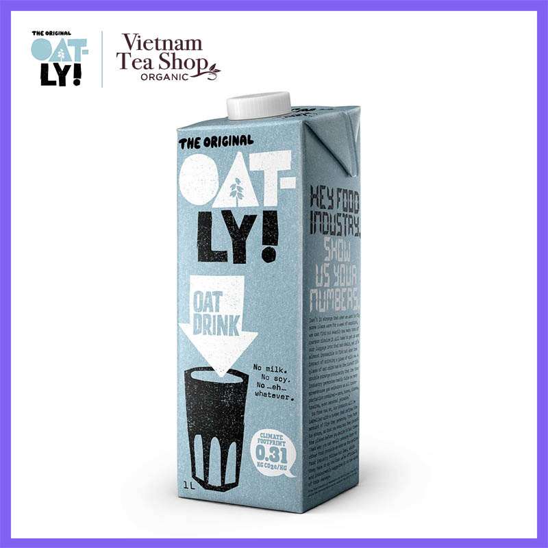 Oatly! sữa yến mạch oatly oat drink original - hộp 1l