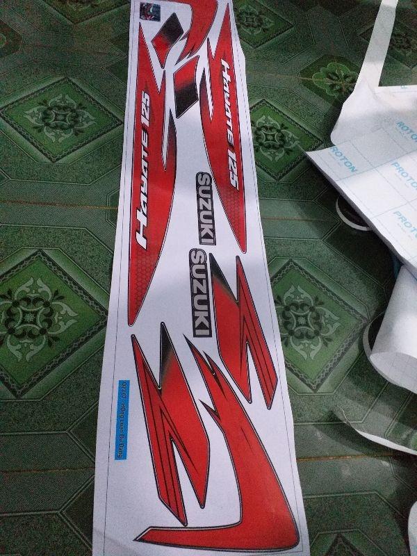 Tem rời  dán xe hayate