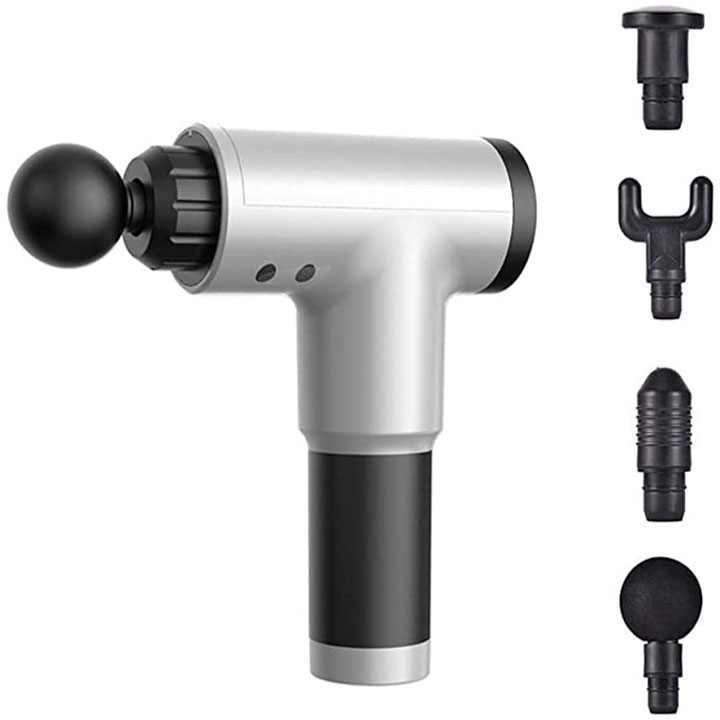 Máy Massage Bấm Huyệt Cầm Tay Không Dây Gouxin - 4 Đầu Trị Liệu Sâu - Thon Gọn Cơ Bắp